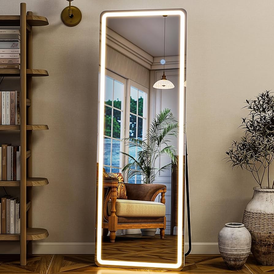 Modern LED Arch Standing Mirror | 3 Years Warranty | Custom Size Available