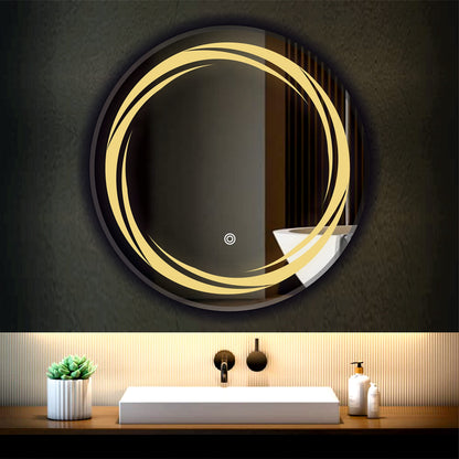 Round Shape LED Wall Clock | Custom Size & Design Availabl