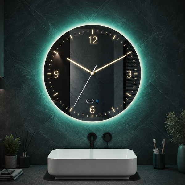 Round Shape LED Wall Clock | Custom Size & Design Available