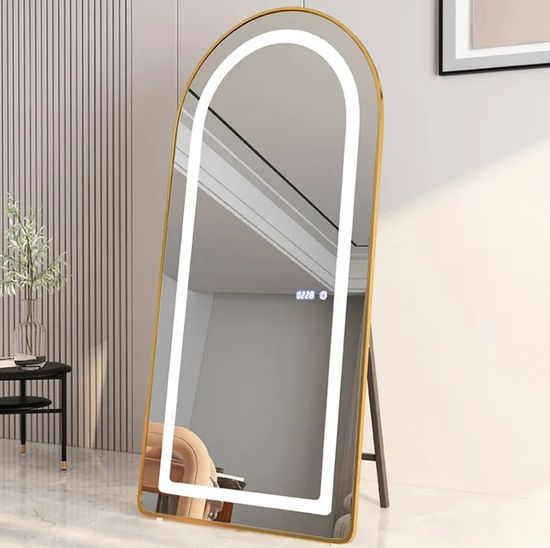 Modern LED Arch Standing Mirror | 3 Years Warranty | Custom Size Available