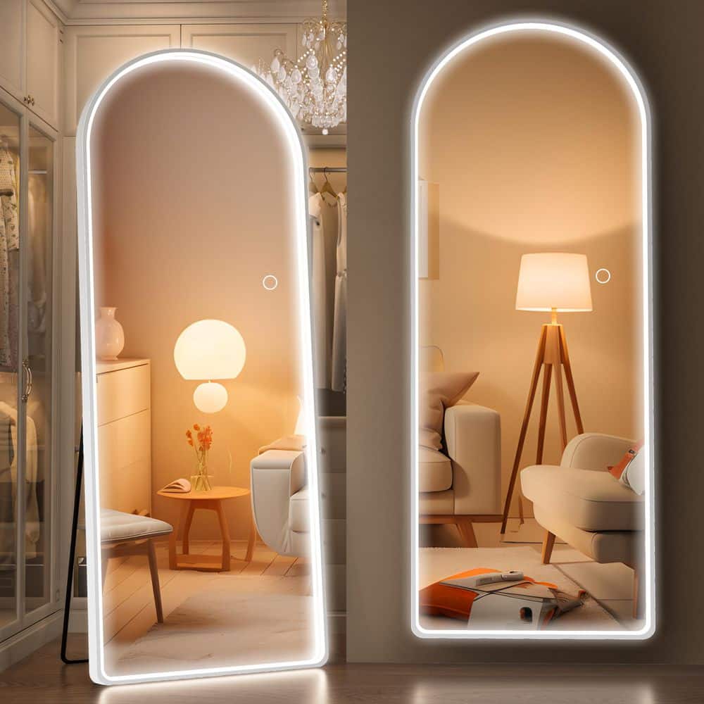 Modern LED Arch Standing Mirror | 3 Years Warranty | Custom Size Available