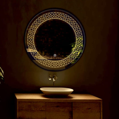 Round Shape LED Wall Clock | Custom Size & Design Availabl