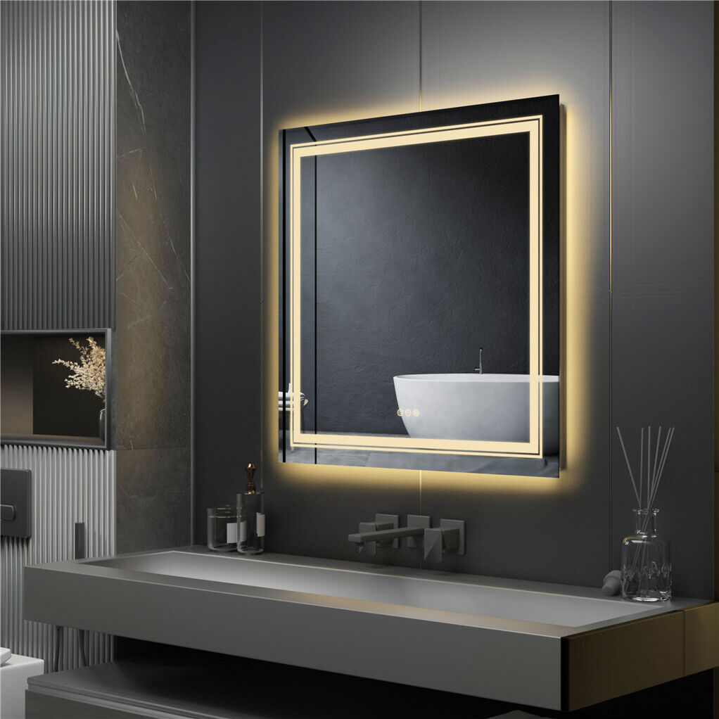 Square Shape LED Mirror | 3x3 Size | Custom Size Available