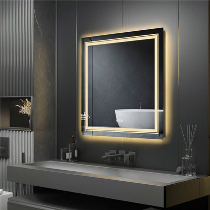Square Shape LED Mirror | 3x3 Size | Custom Size Available