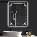 2x3 Ft Premium LED Bathroom Vanity Mirror – Decorative Frame | Touch Sensor | Anti-Fog | 1 Year Warranty